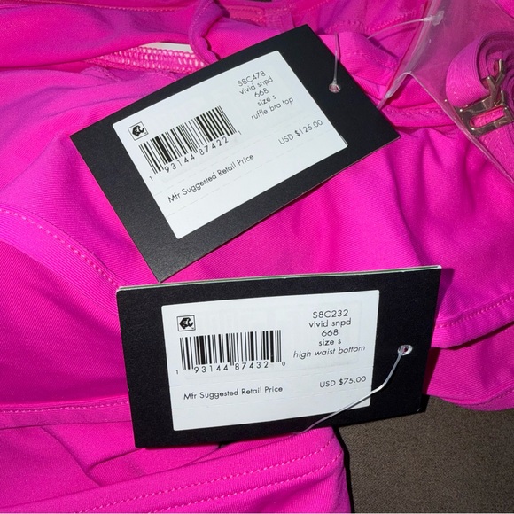 🆕 Kate Spade Off Shoulder Ruffle Top and High Waist Bikini - Picture 5 of 12